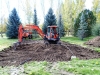 Beginning excavating for greenhouse