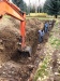 02 Excavating 5'-wide trench 7' deep