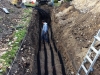 03 Installing corrugated pipes 7' deep