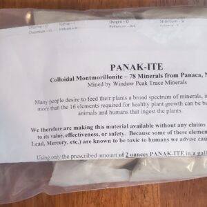 PANAK-ITE - Colloidal Montmorillonite