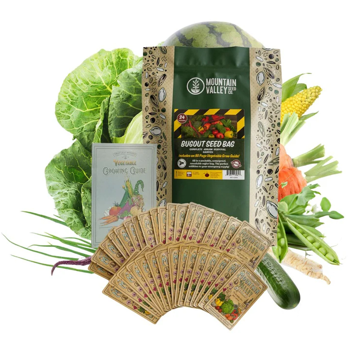 Sustainable Family Garden - Heirloom Seed Pouch & Instructions